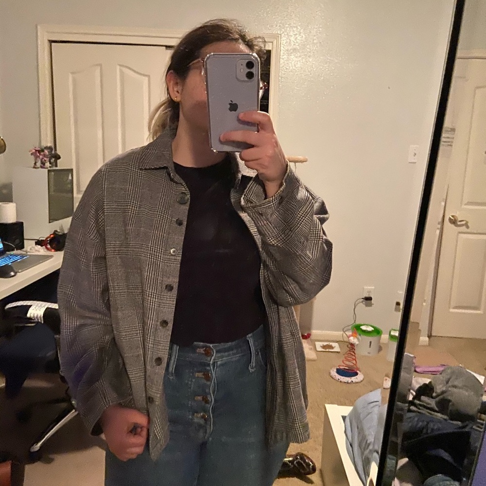 Madewell Flannel shirt/jacket size medium